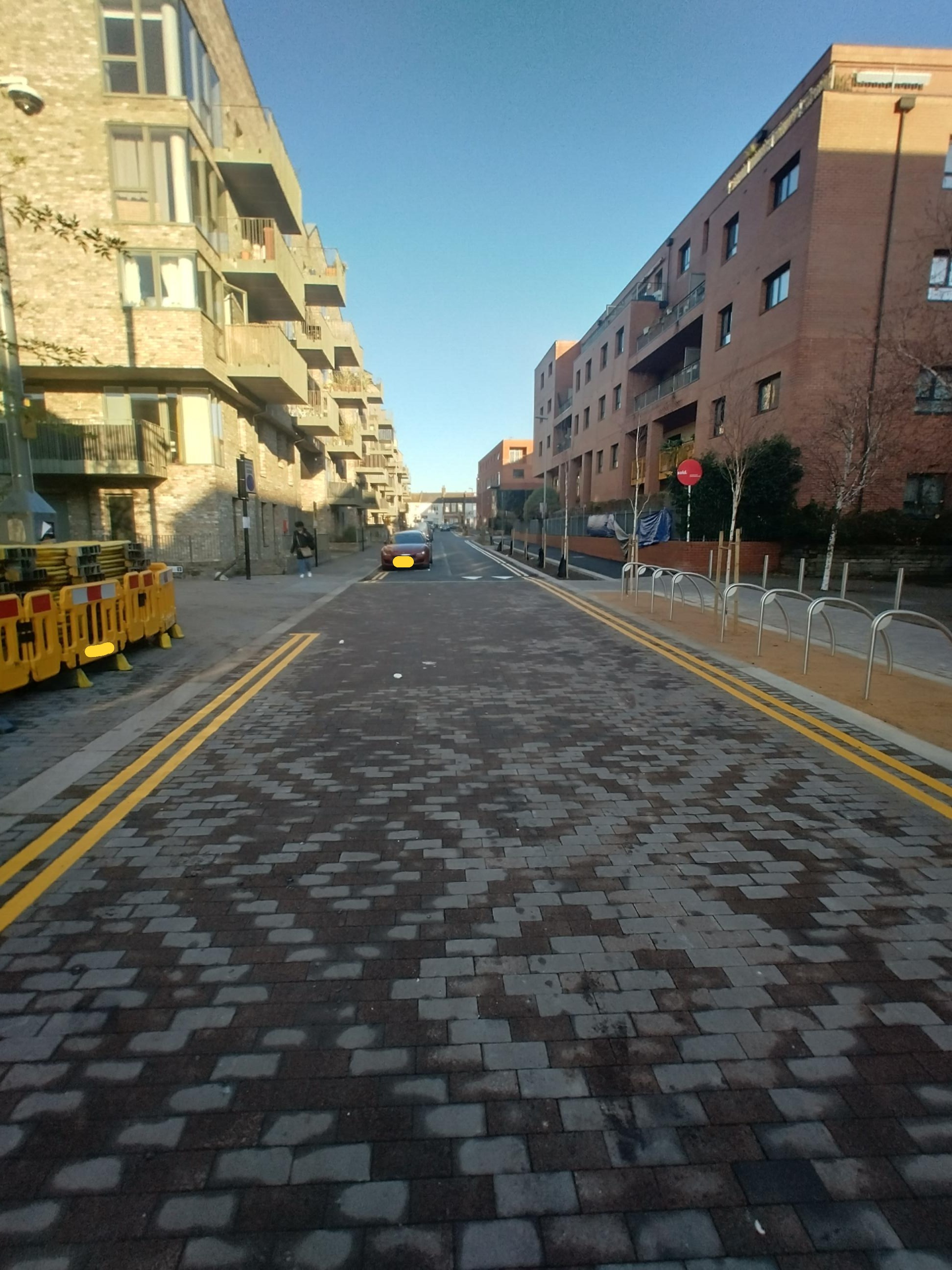 Sutherland Road completed permeable block paving